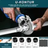 4 tlg. U-Kontur Pressbacke U16 20 25 32mm Produktbild-Vorschau 3