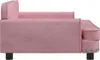 vidaXL Pelech pre psov Pink 90x53x30 cm Velvet Náhľad obrázku produktu 4