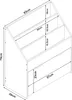 Scaffale per bambini 'Aarnskona' con cassetto 70 x 63 x 30 Anteprima dell’immagine prodotto 4