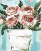 Zuty - Malen nach Zahlen - ROSA ROSEN IM BLUMENTOPF (HALEY Produktbild-Vorschau 1