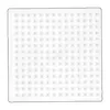 A white pegboard with many small pegs arranged in a grid. Produktbild-Vorschau