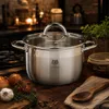 Nerezový hrniec SOLID, 4 l, priemer 22 cm, s pokrievkou – Náhľad obrázku produktu 2