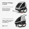 Klarfit GoKiddo Fahrradanhänger 2 Kinder - 2-in-1 Produktbild-Vorschau 3