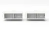 AX LIVING Banc TV Loriano 2x100cm Buffet bas Chêne Voir les images du produit 5
