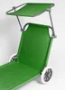 Chaise longue à roulettes avec toit Chaise longue pliante Voir les images du produit 19