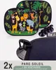 2x HECKBO Pare-soleil voiture enfant motif jungle | 8 Voir les images du produit 3