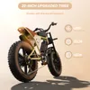 Elektrofahrrad, 48 V, 14 Ah und 20 Ah, Doppelbatterie, 20 x Produktbild-Vorschau 3