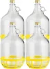 lilawelt24 4 x 5L Glasballon (Gallone) mit Schutzkorb, Produktbild-Vorschau 1