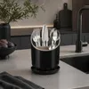 WELLHAUS Scolapiatti ovale 19x12 cm, nero-grigio, Anteprima dell’immagine prodotto 9
