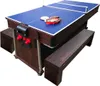 Billardtisch 7FT MATTEW GRUN + Tischhockey + Produktbild-Vorschau 3
