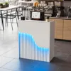 Pult pre recepciu s LED osvetlením, moderný recepčný pult s Náhľad obrázku produktu 1