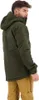 A man wearing a green jacket and brown pants, shown from the side. Produktbild-Vorschau