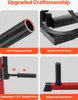 A collage of four close-up images showcasing different features of a fitness machine. Produktbild-Vorschau