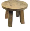 Echtholz Blumenhocker rund natur - 25 x 20 cm - Deko Produktbild-Vorschau 2