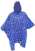 Fahrrad Regenponcho Quality Blue blau mit hellen Punkten Produktbild-Vorschau 1