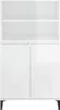 vidaXL Tablica biała wysoki połysk 60x36x110 cm materiał Podgląd zdjęcia produktu 3