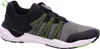 A side view of a black and gray sneaker with green accents. Produktbild-Vorschau