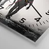 Wanduhr - Quadrat - Glasuhr - Cowboy Pferd Shady - 40x40cm Produktbild-Vorschau 5