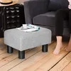 HOMCOM Fußhocker, Sitzhocker, Rechteckiger Ottoman, Produktbild-Vorschau 5