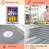 KlarsteinBrooklyn 42, mini lodówka, szklane drzwi, LED, Podgląd zdjęcia produktu 5