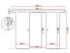 Posuvné dvoukřídlé interiérové dveře SANITA 3 - 132 cm, dub Náhled obrázku produktu 2