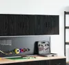 vidaXL Szafki ścienne do garażu 2 szt. czarny materiał Podgląd zdjęcia produktu 3