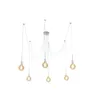 Zd74B Lampada Da Soffitto A 6 Bracci Bianca Anteprima dell’immagine prodotto 2