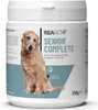A product shot of a dog food supplement container with a golden retriever on the label. Produktbild-Vorschau