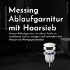 Bürstenking Ablaufgarnitur Waschbecken – Ablaufventil mit Produktbild-Vorschau 2