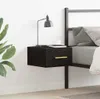 Nachttisch Schwarz Eichen-Optik 35 x 35 x 20 cm Produktbild-Vorschau 3