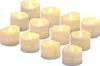 A group of LED tea lights arranged on a white background. Produktbild-Vorschau