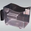 A clear plastic container with a handle, likely for aquarium use. Produktbild-Vorschau