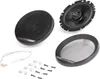 A set of car speakers and mounting hardware are displayed on a white background. Anteprima dell’immagine prodotto