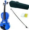 Klassische Violine, Größe 4/4, Holz, blau, Koffer aus Produktbild-Vorschau 9