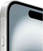 A close-up view of the top corner of a silver smartphone, showing the edge and a portion of the screen with a black cutout. Produktbild-Vorschau