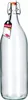 A clear glass bottle with a swing-top lid and a tag attached to the neck. Anteprima dell’immagine prodotto