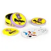 A set of Dobble cards and its tin packaging are displayed on a white background. Náhled obrázku produktu