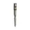 A single metal ground screw with a spiral base and a cylindrical top with a label. Náhľad obrázku produktu