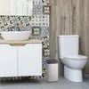 Relaxdays Kosmetikeimer Edelstahl, Mülleimer für Küche & Produktbild-Vorschau 2