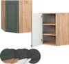 Eckhängeschrank Vicco Fame-Line Grün-Gold Landhaus 57 cm, Produktbild-Vorschau 5