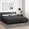 vidaXL Winterbettdecke 220 x 240 cm 450 g/m² Schwarz und Produktbild-Vorschau 2