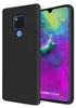Silikon Hülle für Huawei Mate 20 Schutzhülle Matt Schwarz Produktbild-Vorschau 1