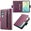 Magnetické flipové kožené pouzdro pro Samsung Galaxy Z Fold Náhled obrázku produktu 2