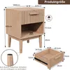 Fortuna Lai Nachttisch Nachtschrank 2er Set Produktbild-Vorschau 3