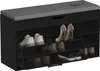 Schoenenbank Vicco Solino Zwart/Grijs 90 x 50 cm met zitje, Productafbeelding-voorbeeld 5