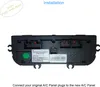 Für VW GOLF VI 1K 6.9" Touchscreen Digital Klimabedienteil Produktbild-Vorschau 5