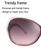 Retro-Sonnenbrille im Oversize-Stil für Damen, breites Produktbild-Vorschau 6