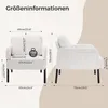 Mondeer Sessel Freizeitsessel Gepolstertes Einzelsofa Produktbild-Vorschau 7