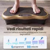 Extralink Piattaforma vibrante dorata per il fitness a casa Anteprima dell’immagine prodotto 3