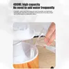 A close-up of a person pouring water into a humidifier, with marketing text overlayed on a blurred background. Náhled obrázku produktu
